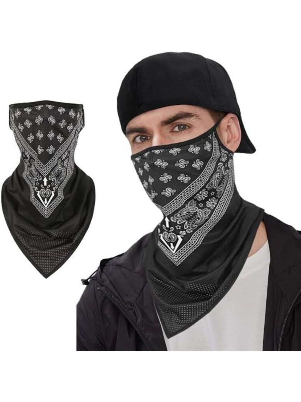 Balaclava Ski Mask Motorcycle Helmet Liner Neck Gaiter Quick Dry Summer Cooling